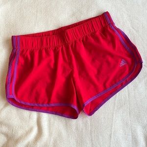 adidas Pink and Purple Athletic Shorts